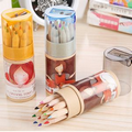 Colorful Pencil With Pencil Sharpener 12 Colors